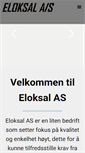 Mobile Screenshot of eloksal.no