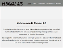 Tablet Screenshot of eloksal.no